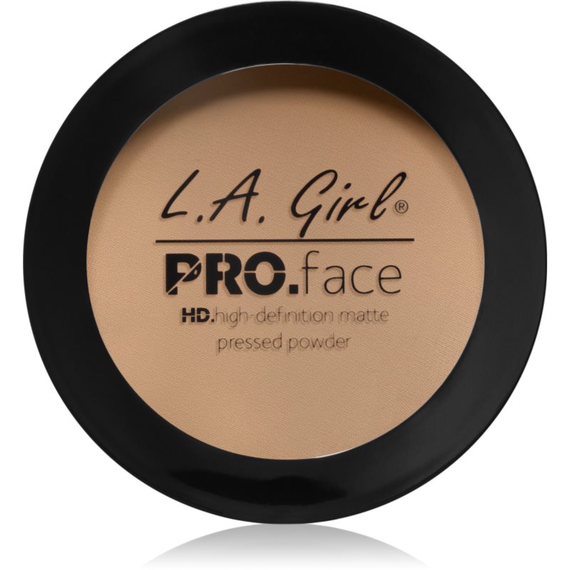 L.A. Girl Cosmetics PRO. Face HD компактна пудра с матиращ ефект цвят Creamy Natural 7 гр.