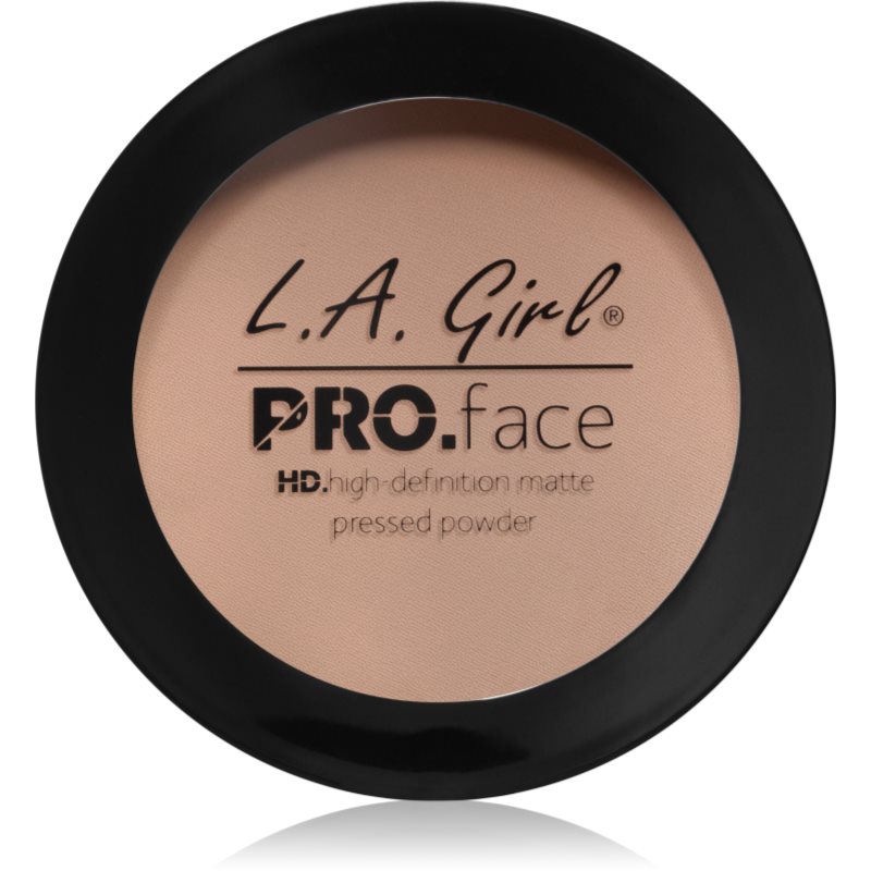 L.A. Girl Cosmetics PRO. Face HD компактна пудра с матиращ ефект цвят Porcelain 7 гр.