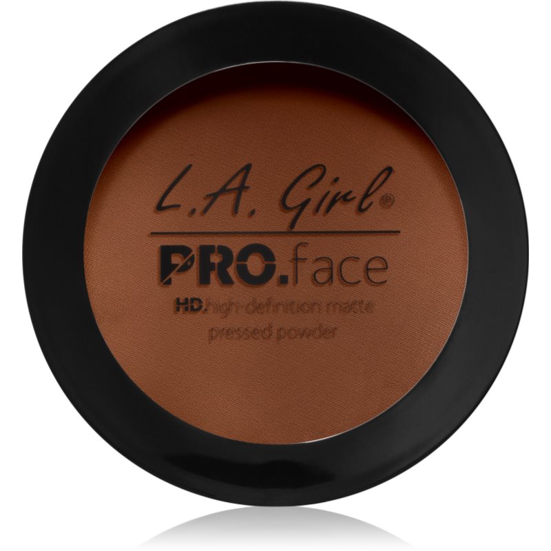 L.A. Girl Cosmetics PRO. Face HD компактна пудра с матиращ ефект цвят Toffee 7 гр.