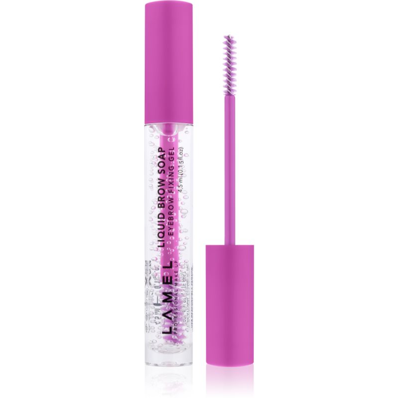 LAMEL Liquid Brow Soap прозрачен фиксиращ гел за вежди 4