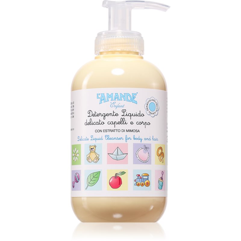 L'Amande Baby Delicate Liquid Detergent шампоан и душ гел за деца 250 мл.
