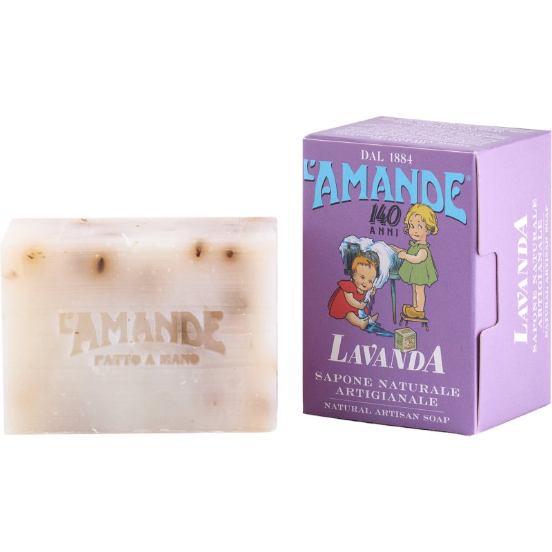 L'Amande Lavander естествен твърд сапун за ръце и тяло 150 гр.