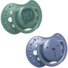 LOVI Hey 6-18m биберон Blue / Green 2 бр.