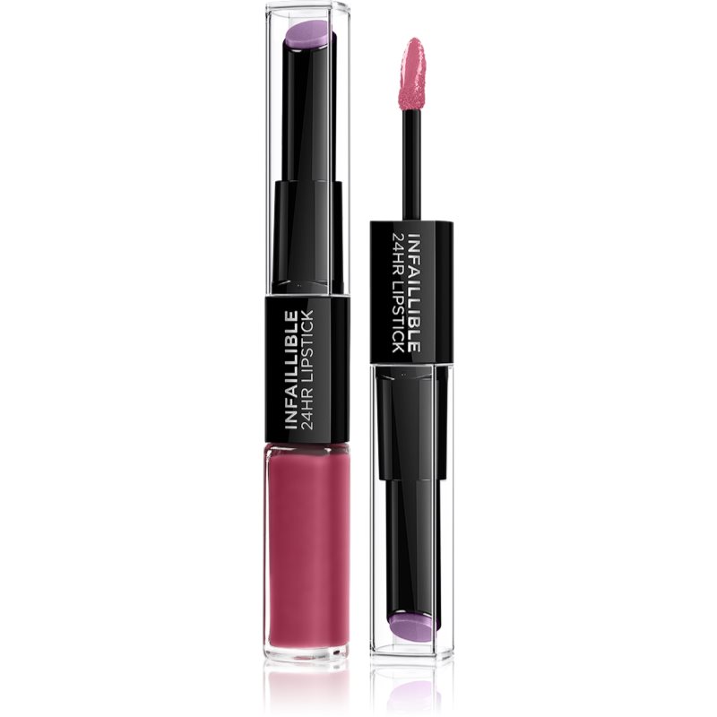 L’Oréal Paris Infallible 24H дълготрайно червило и гланц за устни 2 в 1 цвят 302 Rose Eternite 5