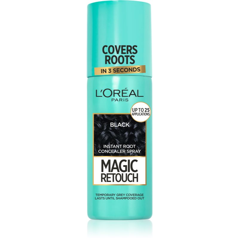 L’Oréal Paris Magic Retouch спрей за мигновено прикриване на израснала коса цвят Black 75 мл. на ниска цена