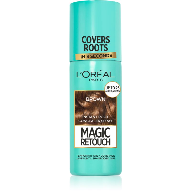 L’Oréal Paris Magic Retouch спрей за мигновено прикриване на израснала коса цвят Brown 75 мл.