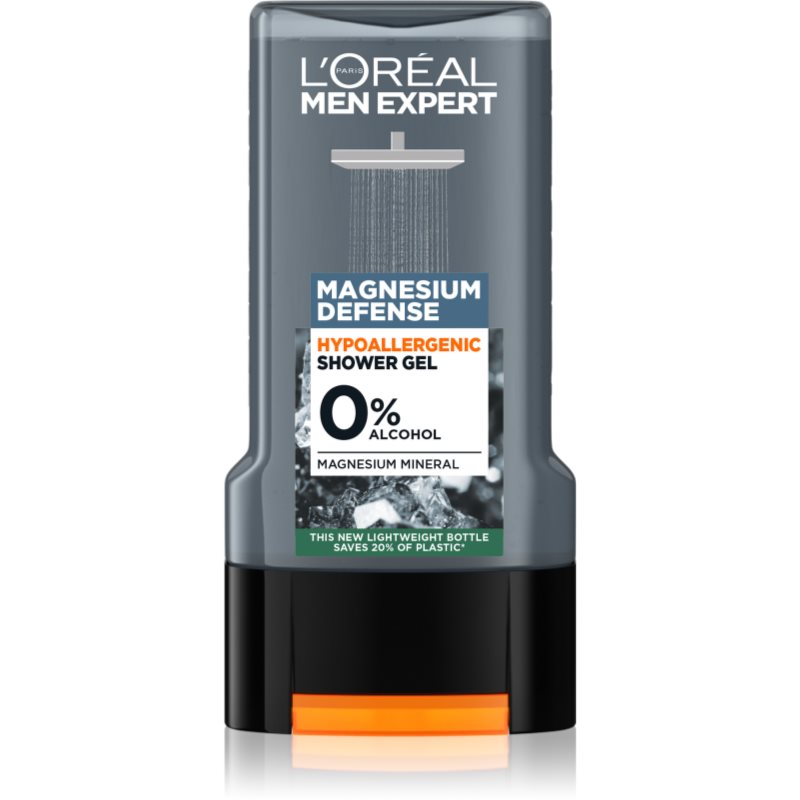 L’Oréal Paris Men Expert Magnesium Defence хипоалергенен душ-гел за мъже 300 мл.