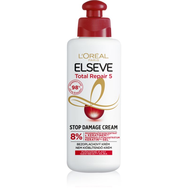 L’Oréal Paris Total Repair 5 Stop Damage Cream грижа без отмиване с кератин 200 мл.