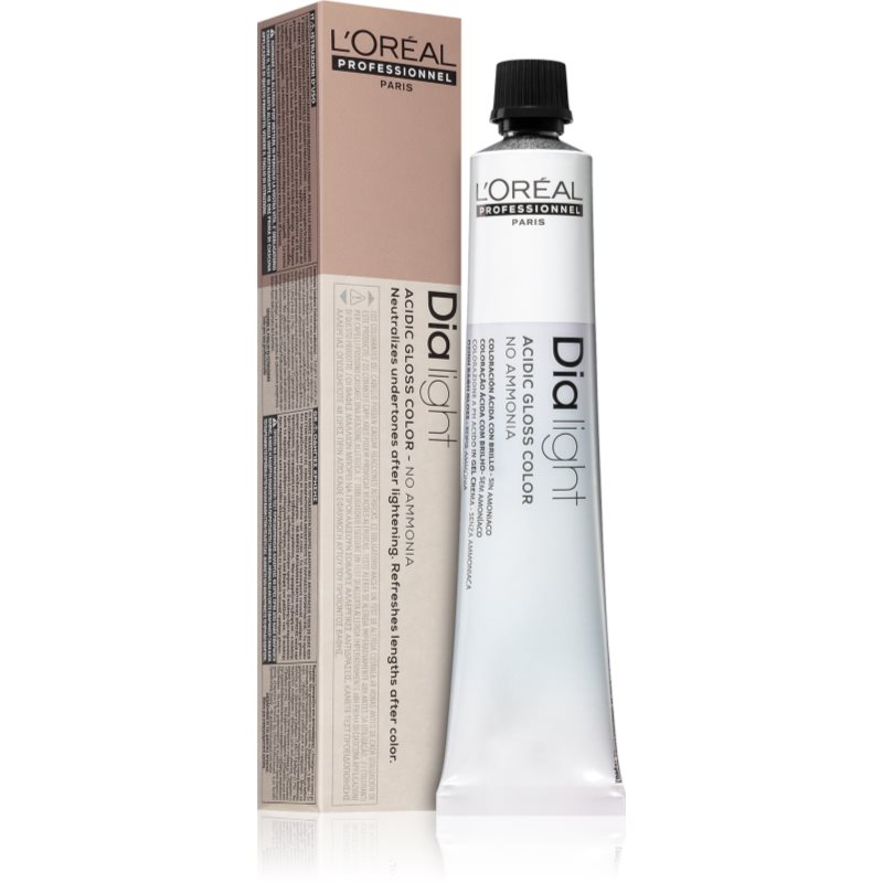 L’Oréal Professionnel Dia Light перманентната боя за коса без амоняк цвят 7.23 Biondo Iresé Dorato 50 мл.