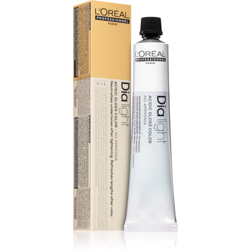 L’Oréal Professionnel Dia Light перманентната боя за коса без амоняк цвят 9.03 Milkshake Biondo Chiarissimo Leggermente Dorato 50 мл.