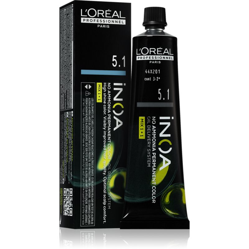 L’Oréal Professionnel Inoa перманентната боя за коса без амоняк цвят 5.1 60 мл.