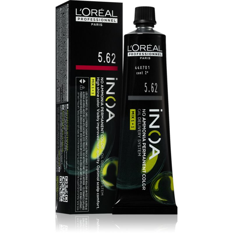 L’Oréal Professionnel Inoa перманентната боя за коса без амоняк цвят 5.62 60 мл.