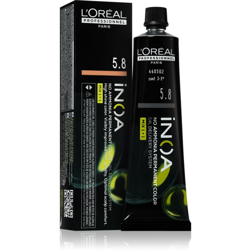 L’Oréal Professionnel Inoa перманентната боя за коса без амоняк цвят 5.8 60 мл.