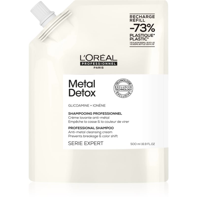 L’Oréal Professionnel Serie Expert Metal Detox дълбоко почистващ шампоан за боядисана и увредена коса 500 мл. на ниска цена