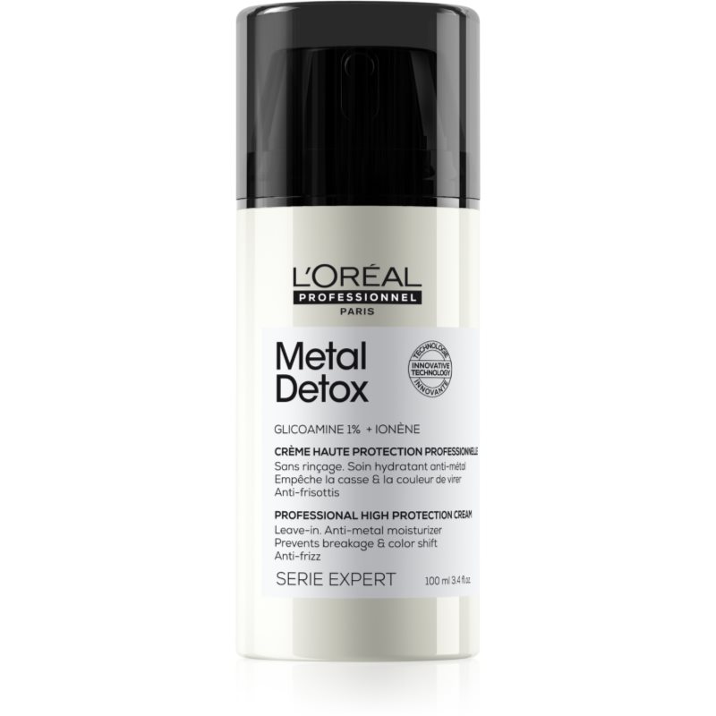 L’Oréal Professionnel Serie Expert Metal Detox защитен крем за крехка и стресирана коса 100 мл.