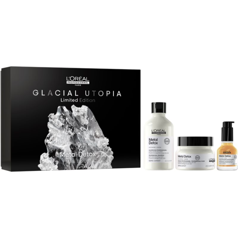 L’Oréal Professionnel Serie Expert Metal Detox подаръчен комплект за увредена коса на ниска цена
