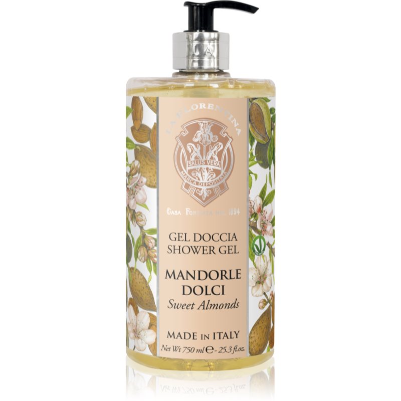 La Florentina Sweet Almonds Shower Gel натурален душ-гел с бадемово масло 750 мл.