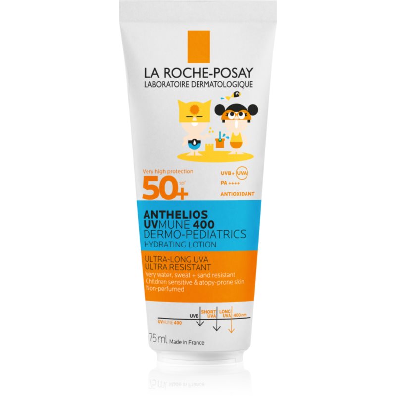 La Roche-Posay Anthelios Dermo-Pediatrics мляко за загар SPF 50+ 75 мл.