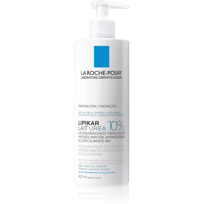 La Roche-Posay Lipikar Lait Urea 10% успокояващ лосион за тяло за много суха кожа 400 мл.