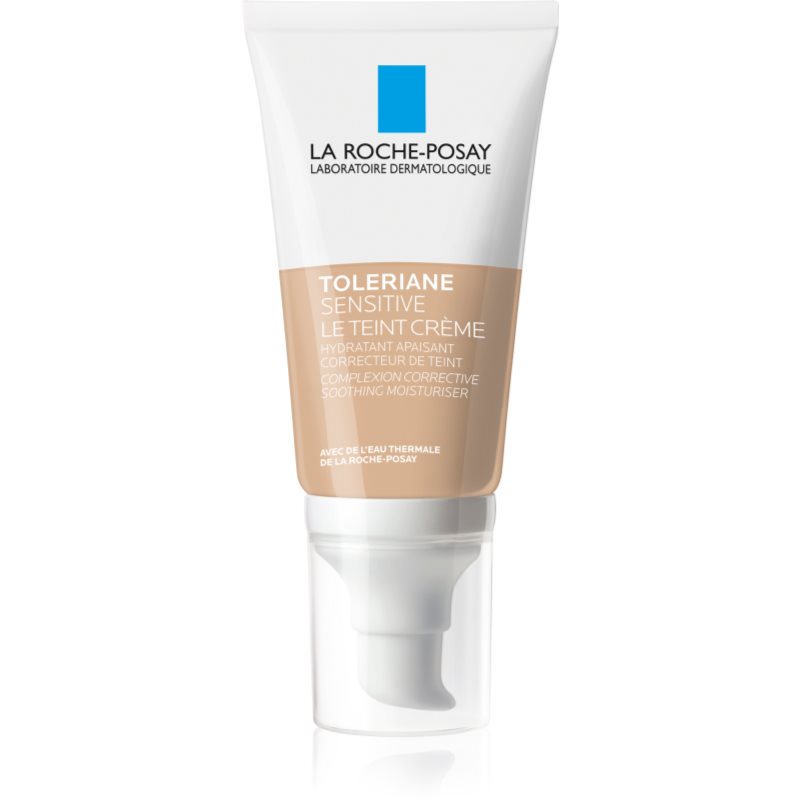 La Roche-Posay Toleriane Sensitive успокояващ тониран крем за чувствителна кожа на лицето цвят Light 50 мл.
