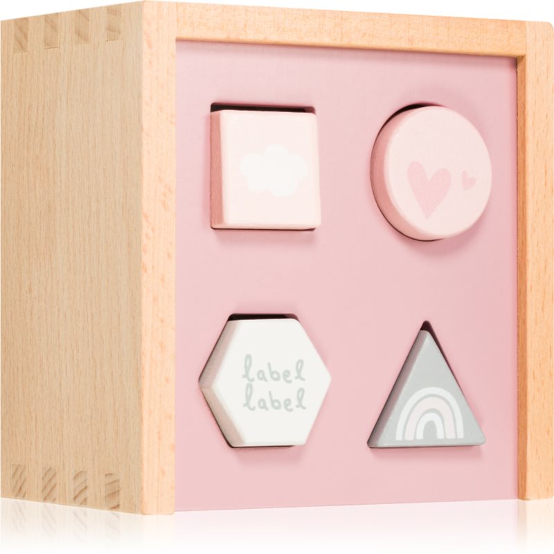 Label Label Shape Sorting Box играчка сортер Pink 1 бр.