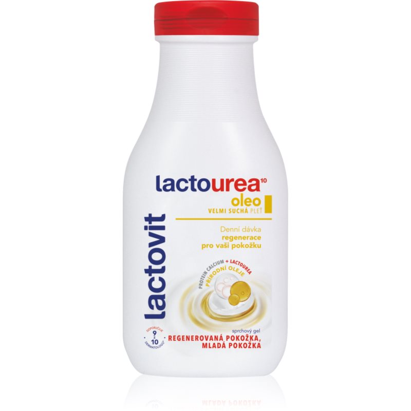 Lactovit LactoUrea Oleo регенериращ душ гел за много суха кожа 300 мл.