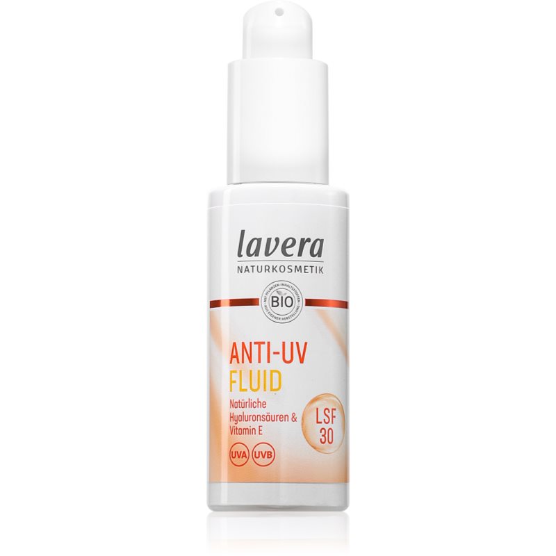 Lavera Anti-UV Fluid слънцезащитен флуид за лице SPF 30 30 мл.