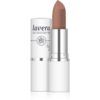 Lavera Comfort Matt матиращо червило цвят 02 Warm Wood 4