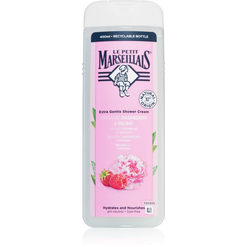 Le Petit Marseillais Raspberry & Peony Bio крем душ гел 400 мл.