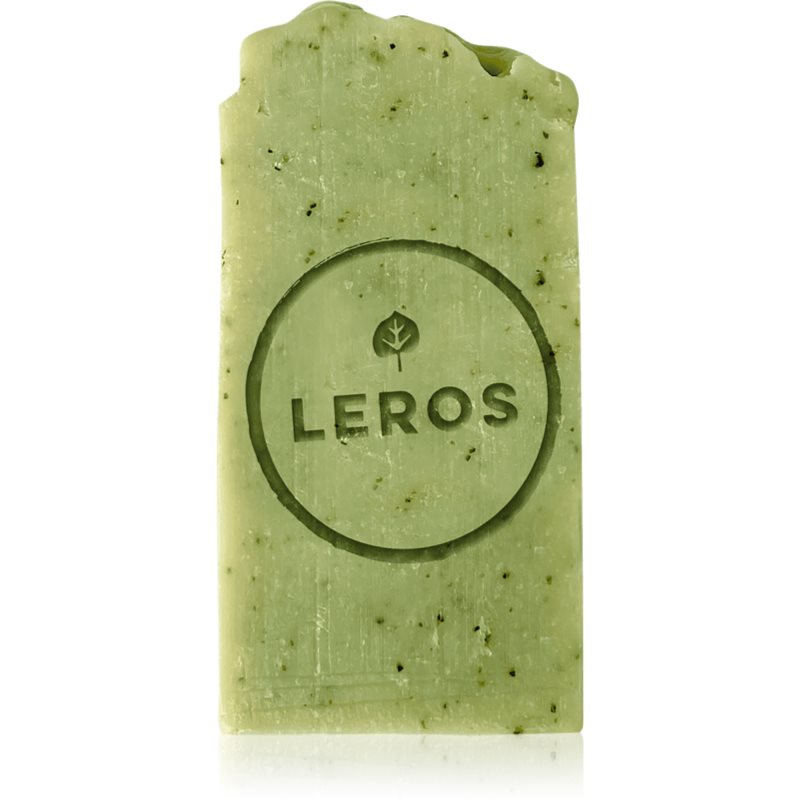 Leros Pampering soap basil & verbena естествен твърд сапун 1 бр.