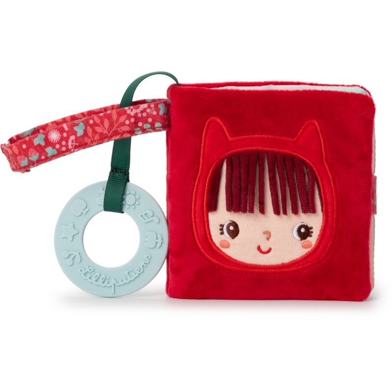 Lilliputiens Playbook Little Red Riding Hood контрастна образователна книжка с гризалка 6 m+ 1 бр.