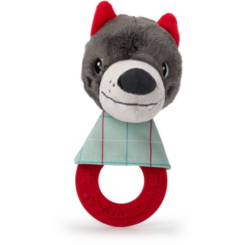 Lilliputiens Teething Rattle Louis гризалка 3 m+ 1 бр.