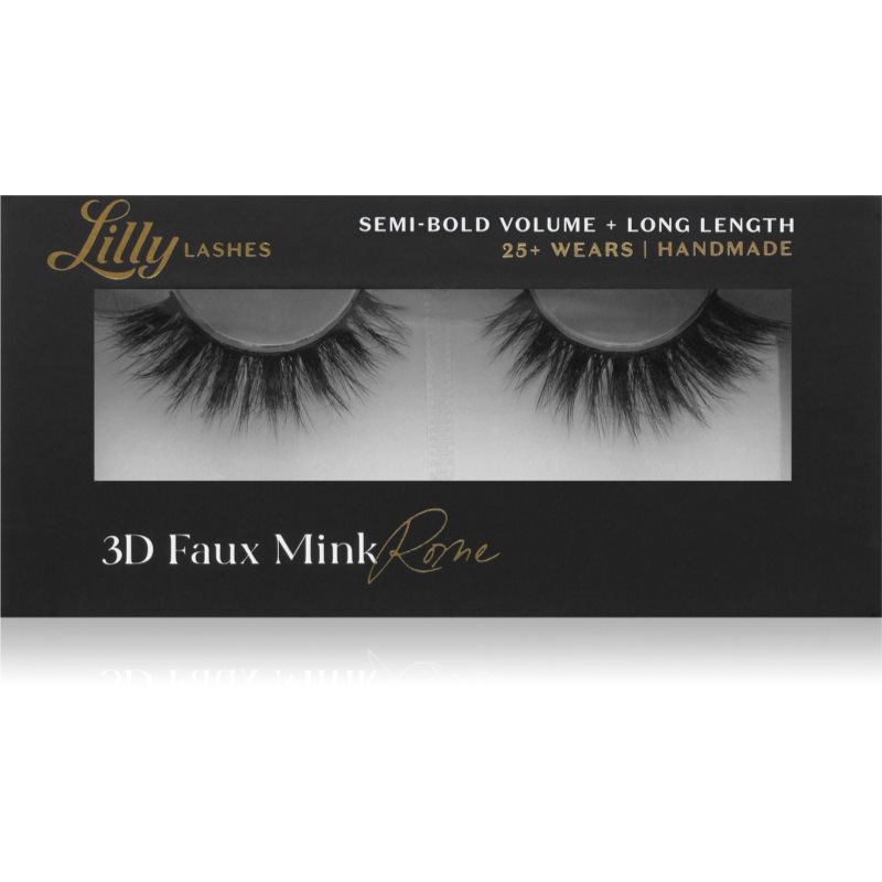 Lilly Lashes 3D Faux Mink изкуствени мигли тип Rome 1 чифт