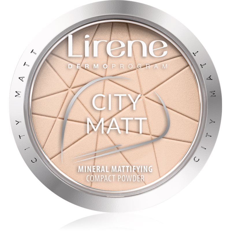 Lirene City Matt матираща пудра цвят 01 Transparent 9 гр.