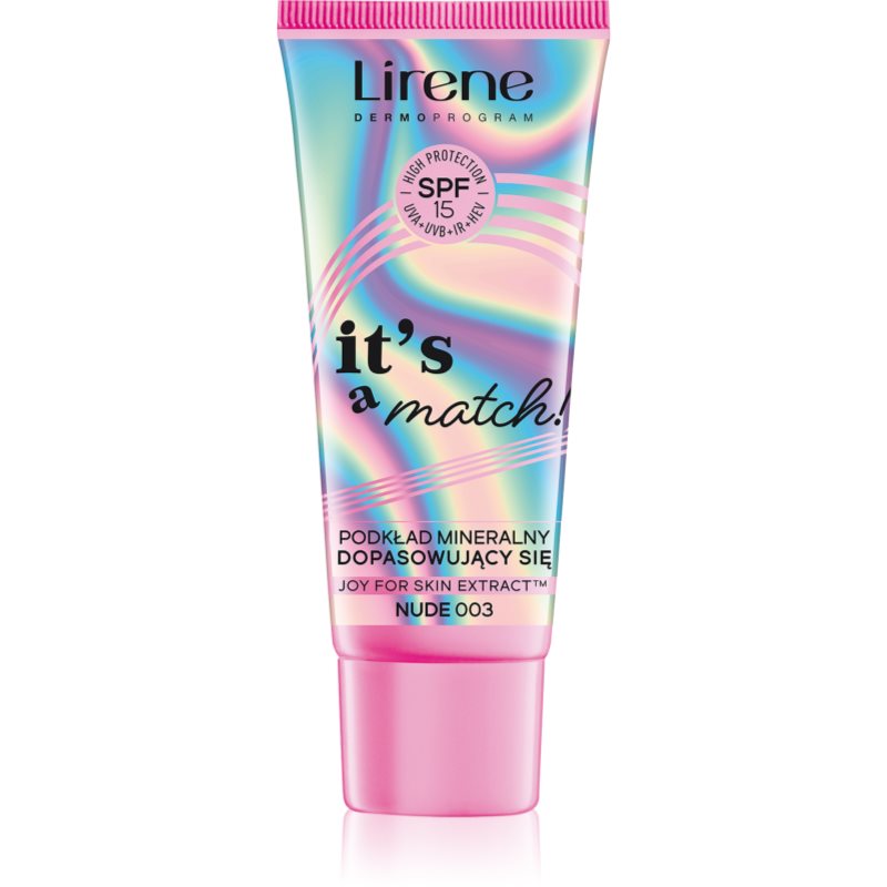 Lirene Mineral минерален тониращ крем за нормална към смесена кожа SPF 15 nude 30 мл.