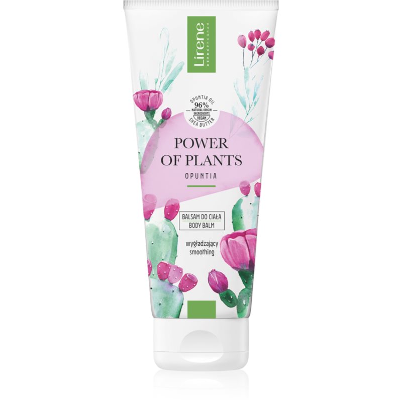 Lirene Power of Plants Opuntia изглаждащ балсам за тяло със стягащ ефект 200 мл.