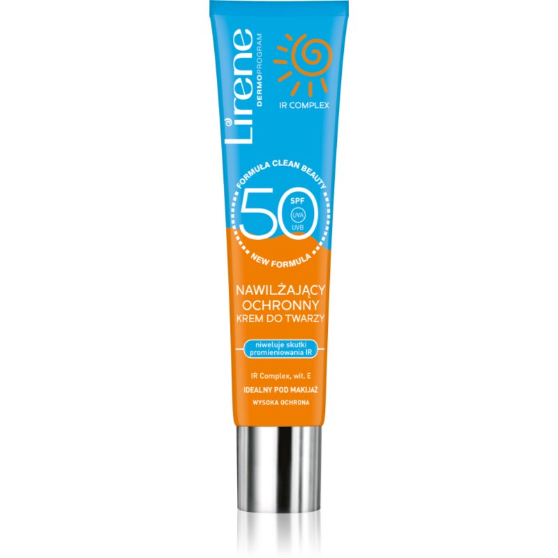Lirene Sun care дневен хидратиращ и защитен крем за лице SPF 50 40 мл.