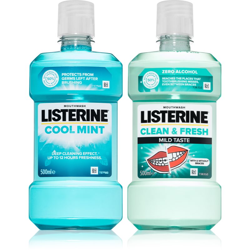 Listerine Duopack вода за уста изгодна опаковка