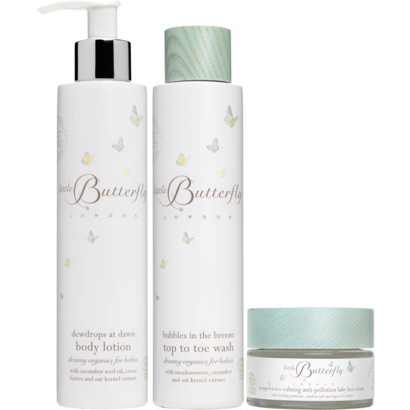 Little Butterfly Little One's Essentials Kit подаръчен комплект за бебета 3 бр.