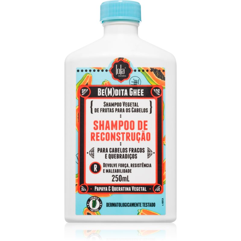 Lola Cosmetics BE(M)DITA GHEE SHAMPOO RECONSTRUÇÃO регенериращ шампоан за слаба коса 250 мл.
