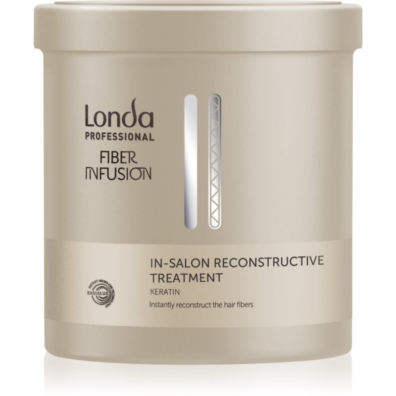 Londa Professional Fiber Infusion In-Salon Reconstructive Treatment възстановяваща маска за увредена коса с кератин 750 мл.