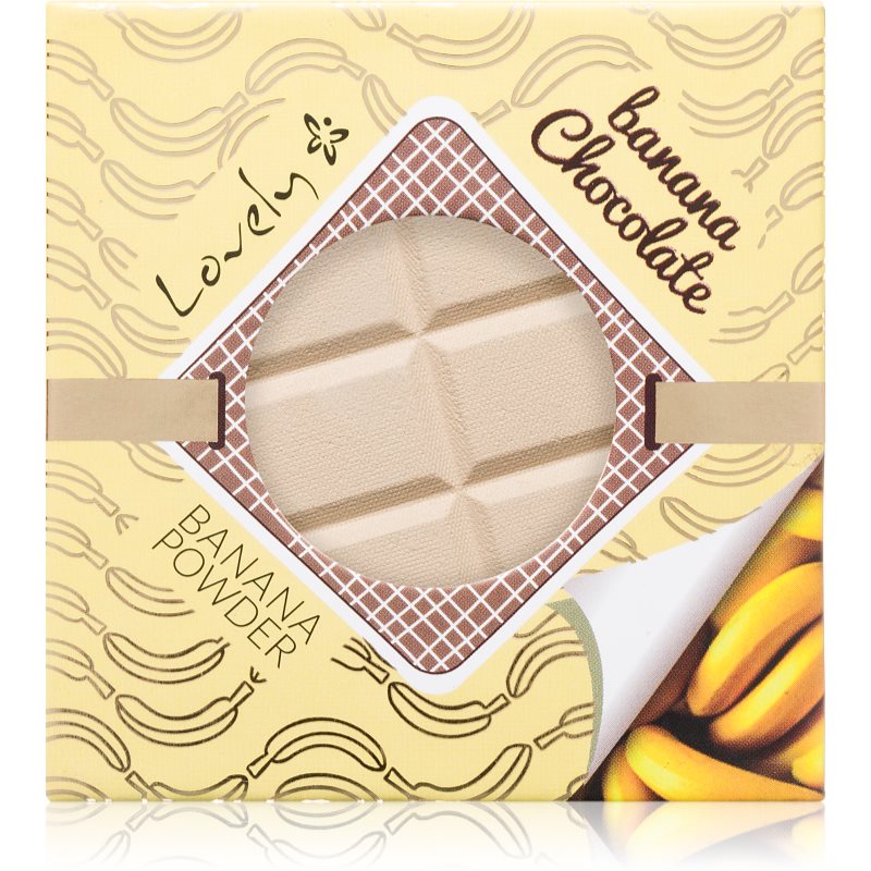 Lovely Banana Chocolate компактна пудра да уеднакви цвета на кожата 9 гр.
