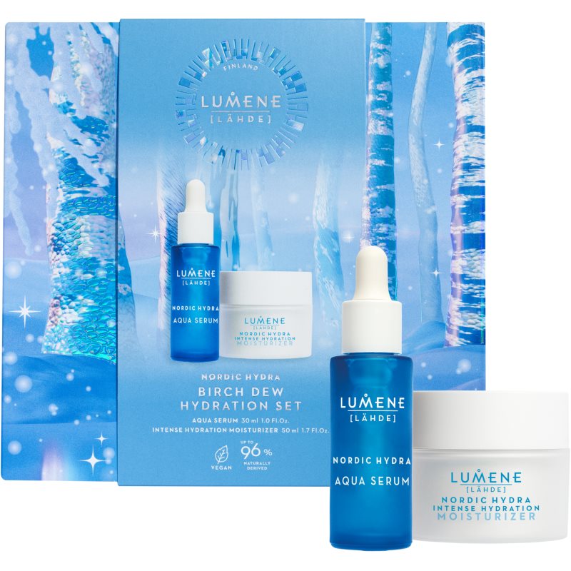 Lumene Nordic Hydra подаръчен комплект за интензивна хидратация Birch Dew Hydration