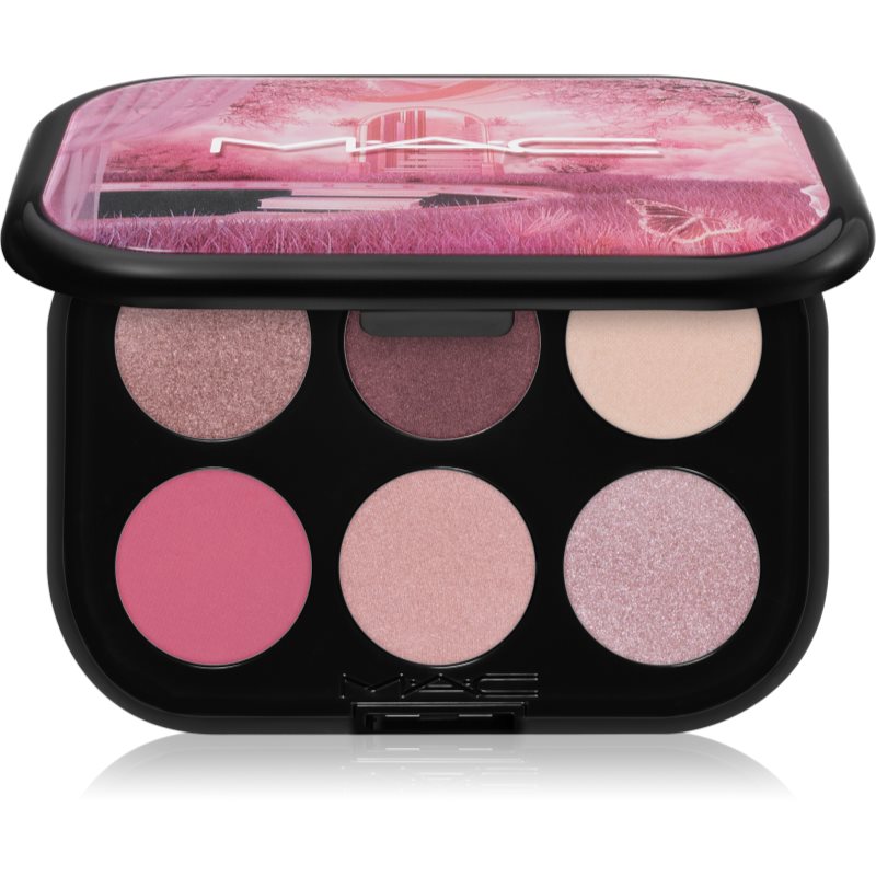 MAC Cosmetics Connect In Colour Eye Shadow Palette 6 shades палитра сенки за очи цвят Rose Lens 6