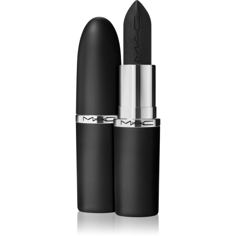 MAC Cosmetics MACximal Silky Matte Lipstick матиращо червило цвят Caviar 3