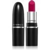 MAC Cosmetics MACximal Sleek Satin Lipstick Mini сатенено червило за перфектен външен вид цвят REBEL 1.5 гр.