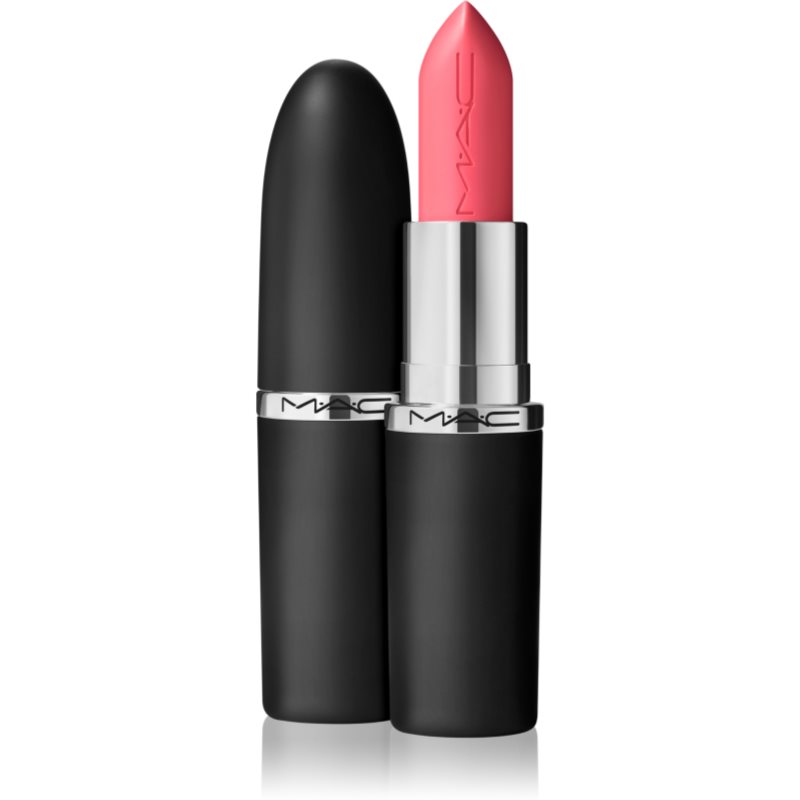 MAC Cosmetics MACximal Sleek Satin Lipstick кремообразно хидратиращо червило цвят Grapefruit Pucker 3