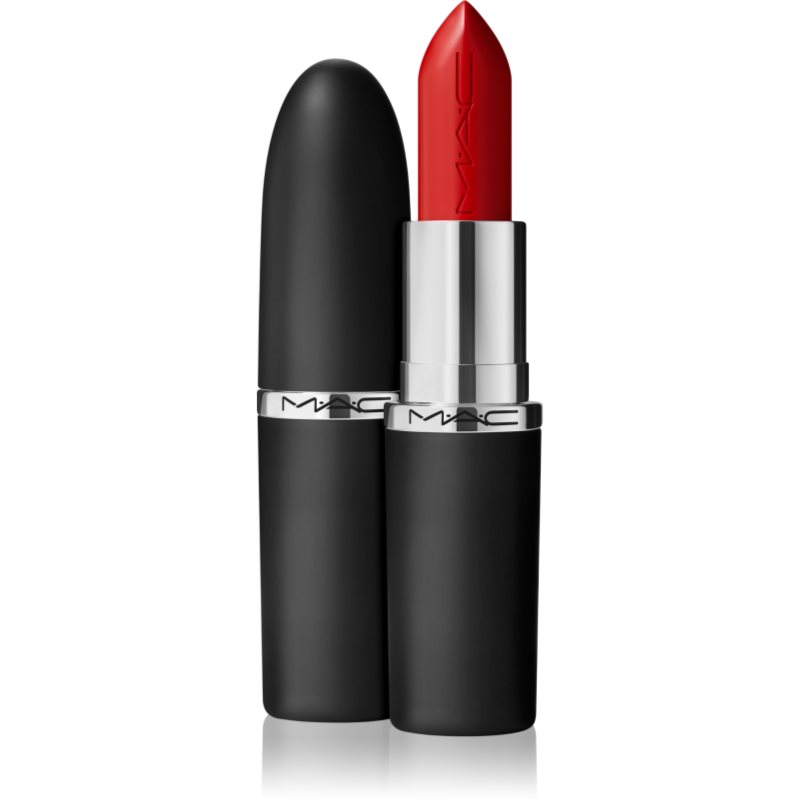 MAC Cosmetics MACximal Sleek Satin Lipstick кремообразно хидратиращо червило цвят Left on Red 3.5 гр. на ниска цена