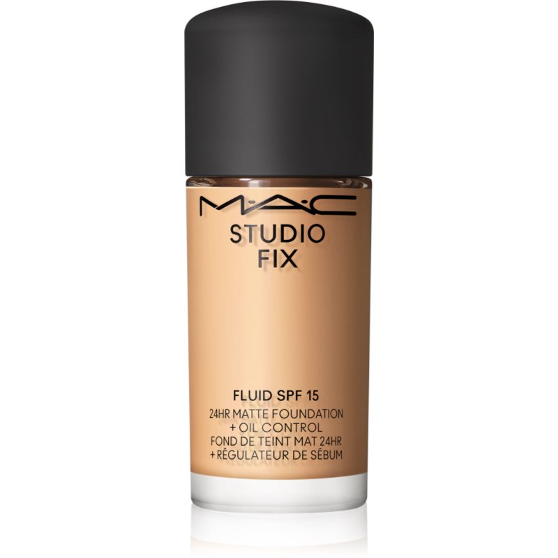 MAC Cosmetics Mini Studio Fix Fluid SPF 15 24HR Matte Foundation + Oil Control матиращ фон дьо тен SPF 15 цвят NC25 15 мл. на ниска цена