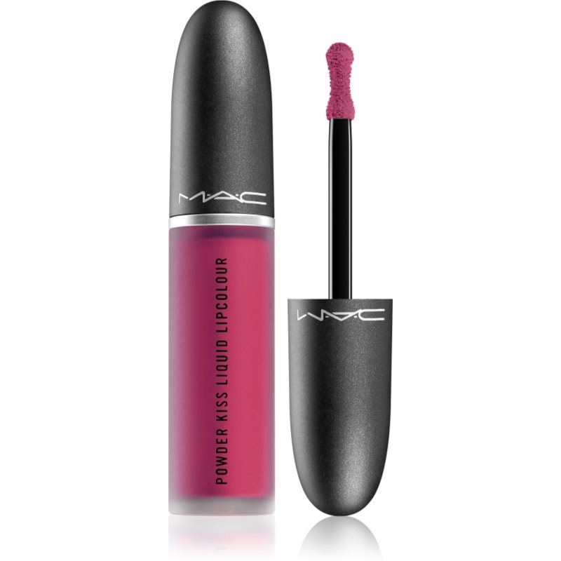 MAC Cosmetics Powder Kiss Liquid Lipcolour матиращо течно червило цвят Make it Fashun! 5 мл. на ниска цена